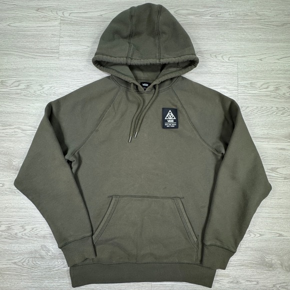 Vans Other - Vans Men's Hoodie Versa Graphic Pullover Green Small Skateboard Streetwear